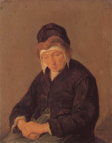 Adriaen van ostade An Old Woman oil painting image
